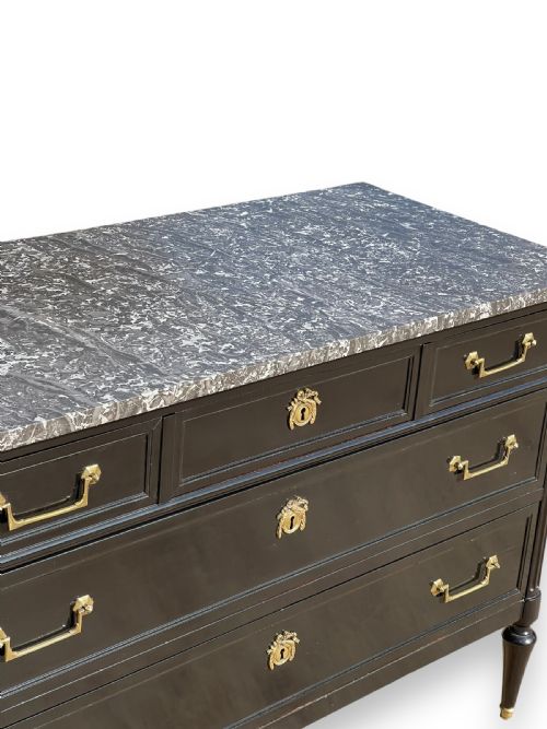 18TH CENTURY DIRECTOIRE EBONIZED COMMODE - ADDITIONAL PHOTO 8
