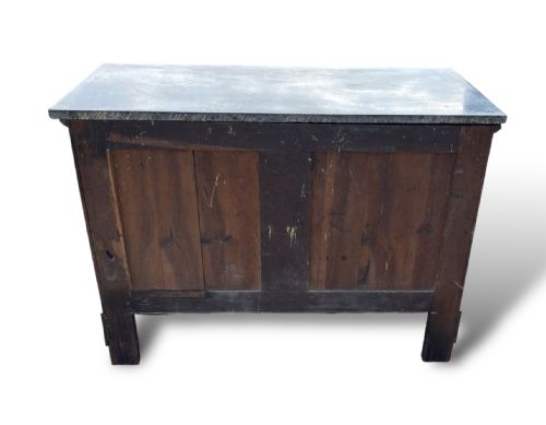 FRENCH EMPIRE WALNUT COMMODE - ADDITIONAL PHOTO 13