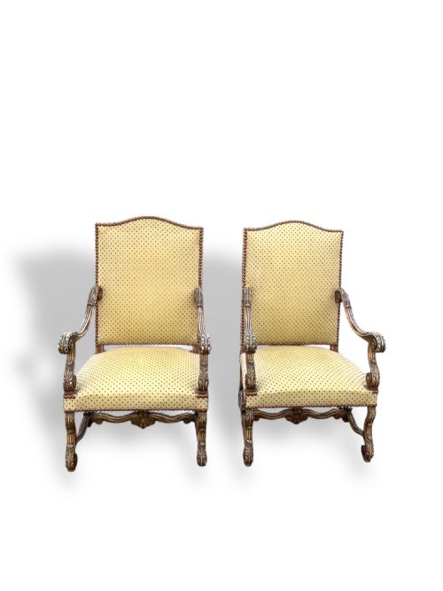 pair of french armchairs - CATEGORY: ANTIQUE CHAIRS - DATED 19TH CENTURY