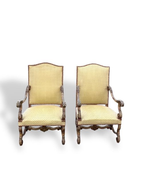 PAIR OF FRENCH ARMCHAIRS - ADDITIONAL PHOTO 1