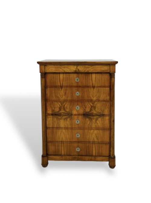 FRENCH WALNUT SEMAINIER CHEST OF DRAWERS - ADDITIONAL PHOTO 1