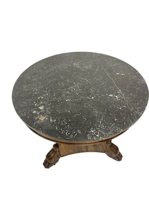 FRENCH WALNUT LOUIE PHILLIPE GUERIDON - ADDITIONAL PHOTO 1