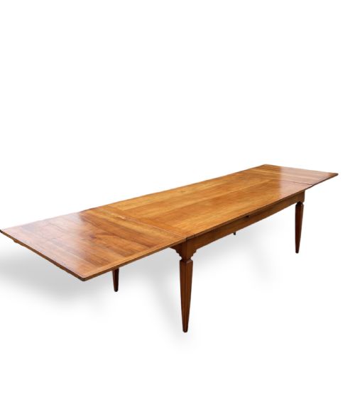 french cherrywood dining table - CATEGORY: ANTIQUE TABLES - DATED 19TH CENTURY