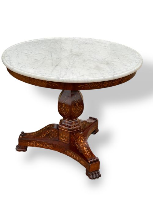 marble top gueridon - CATEGORY: ANTIQUE TABLES - DATED 19TH CENTURY