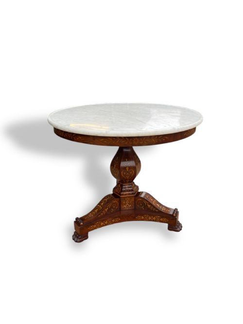 MARBLE TOP GUERIDON - ADDITIONAL PHOTO 2
