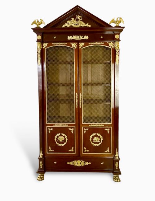 empire bookcase - CATEGORY: ANTIQUE BOOKCASES - DATED 19TH CENTURY