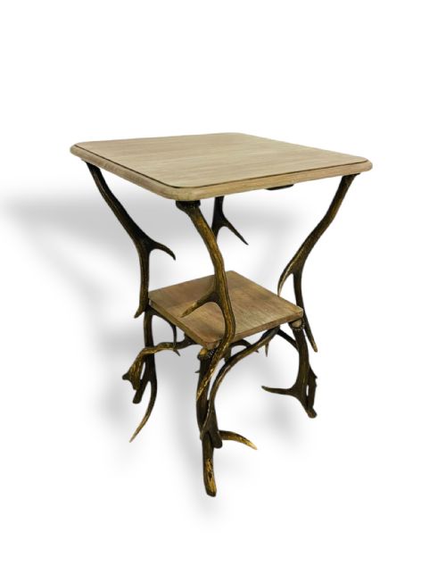 DEER ANTLER OCCASIONAL TABLE - ADDITIONAL PHOTO 1
