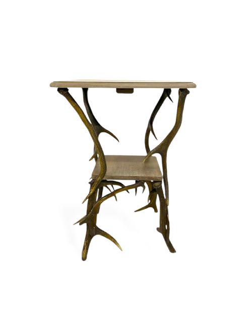 DEER ANTLER OCCASIONAL TABLE - ADDITIONAL PHOTO 2