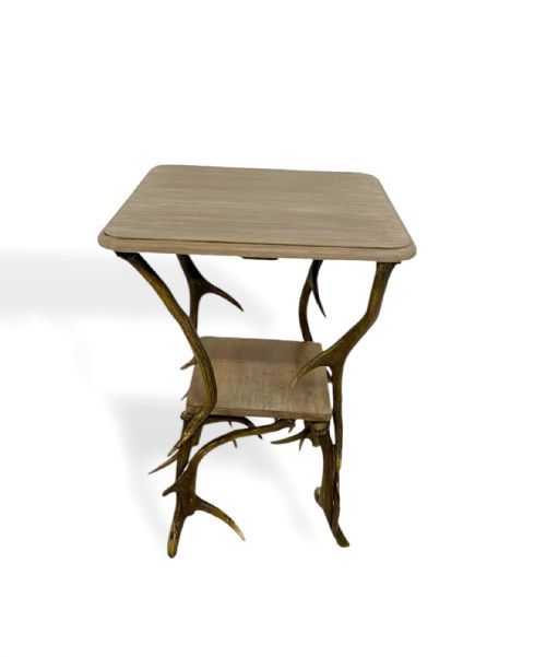 DEER ANTLER OCCASIONAL TABLE - ADDITIONAL PHOTO 4