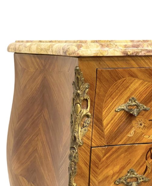 FRENCH MARBLE TOP NIGHTSTANDS - ADDITIONAL PHOTO 6