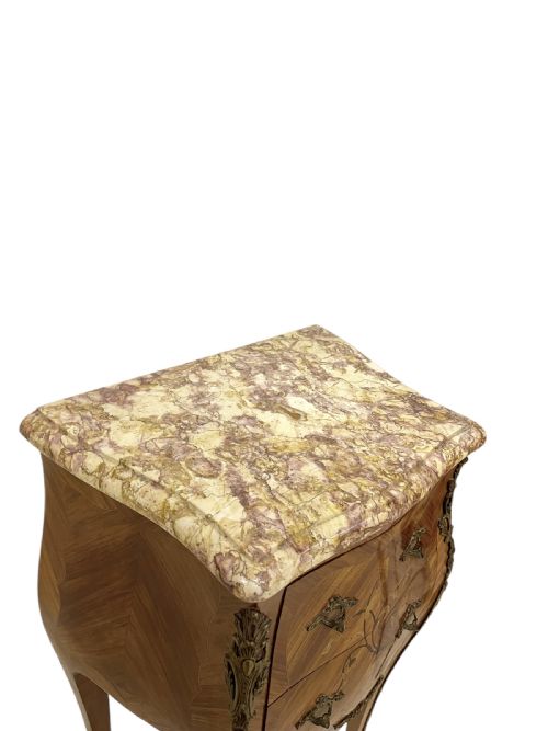 FRENCH MARBLE TOP NIGHTSTANDS - ADDITIONAL PHOTO 9