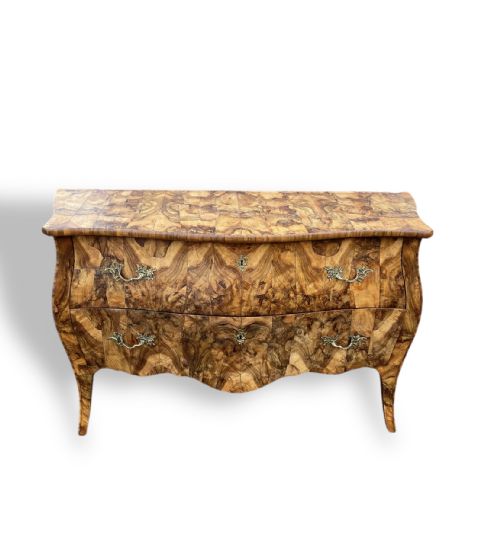 PAIR OF ITALIAN OLIVE WOOD COMMODES - ADDITIONAL PHOTO 5