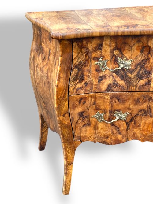 PAIR OF ITALIAN OLIVE WOOD COMMODES - ADDITIONAL PHOTO 9