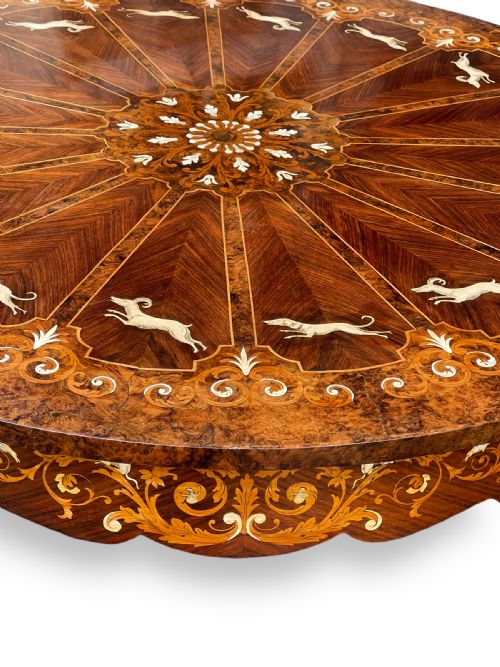 INLAID ROUND TABLE - ADDITIONAL PHOTO 3