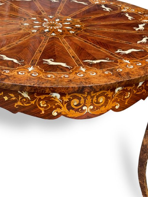 INLAID ROUND TABLE - ADDITIONAL PHOTO 8