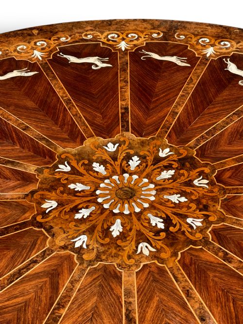INLAID ROUND TABLE - ADDITIONAL PHOTO 11
