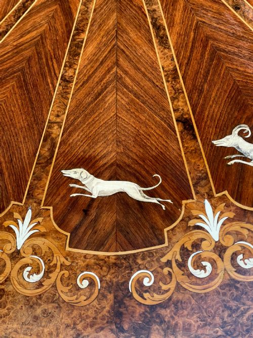 INLAID ROUND TABLE - ADDITIONAL PHOTO 12