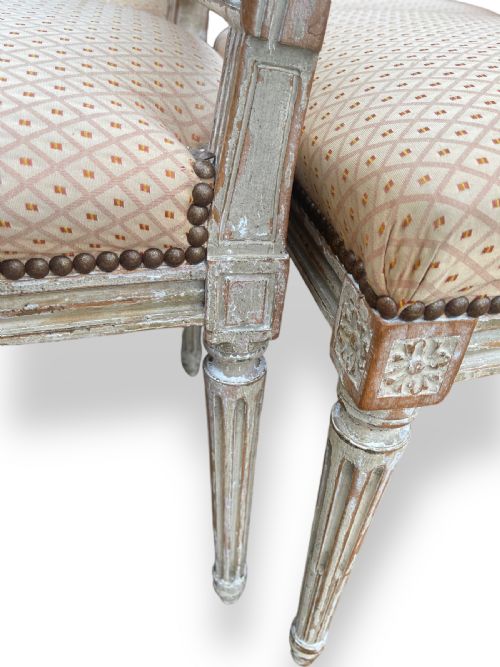 SET OF 6 FRENCH 19TH CENTURY DINING CHAIRS - ADDITIONAL PHOTO 6