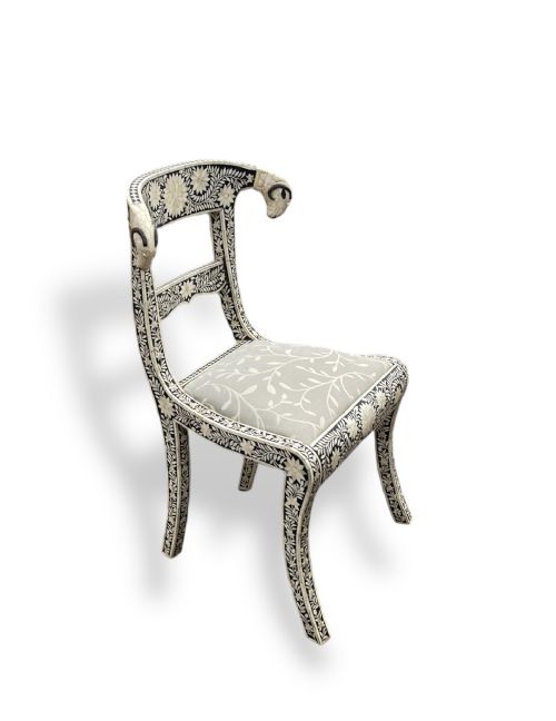ANGLO INDIAN INLAID BONE CHAIR - ADDITIONAL PHOTO 2