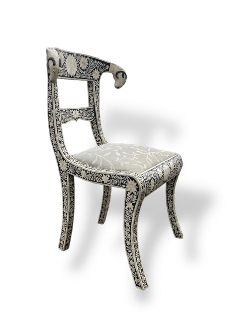 ANGLO INDIAN INLAID BONE CHAIR - ADDITIONAL PHOTO 3