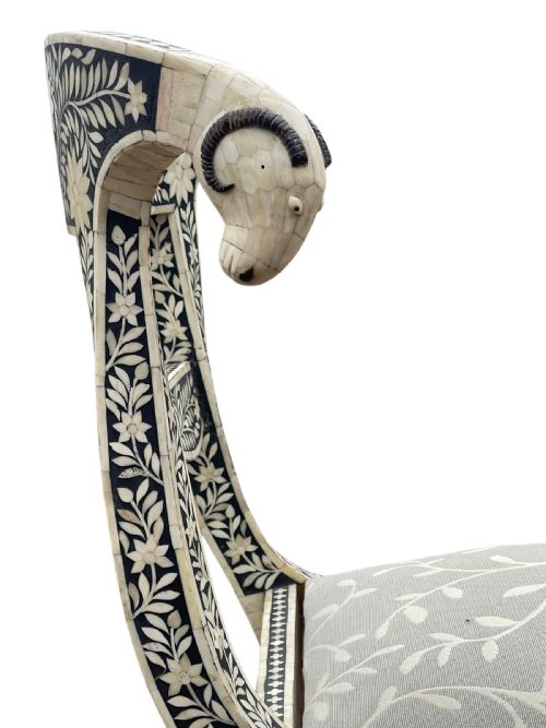ANGLO INDIAN INLAID BONE CHAIR - ADDITIONAL PHOTO 4