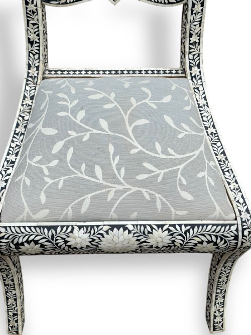 ANGLO INDIAN INLAID BONE CHAIR - ADDITIONAL PHOTO 7