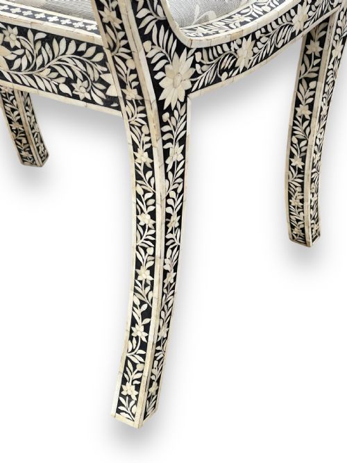 ANGLO INDIAN INLAID BONE CHAIR - ADDITIONAL PHOTO 10