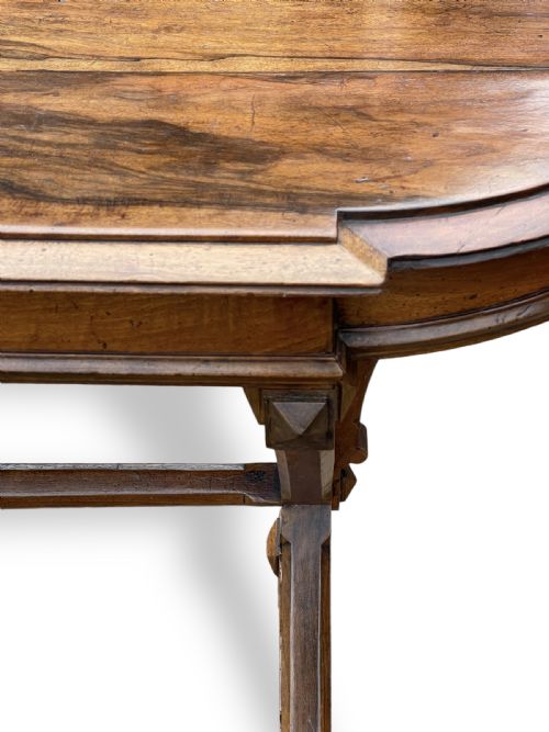 19TH CENTURY WALNUT CENTRE TABLE - ADDITIONAL PHOTO 14