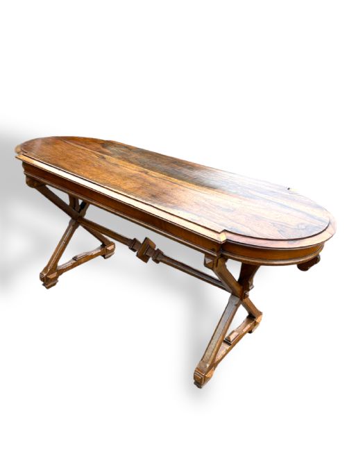 19TH CENTURY WALNUT CENTRE TABLE - ADDITIONAL PHOTO 3