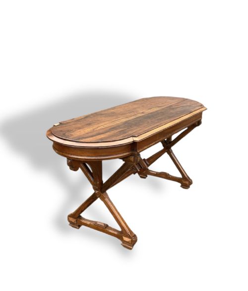 19TH CENTURY WALNUT CENTRE TABLE - ADDITIONAL PHOTO 5