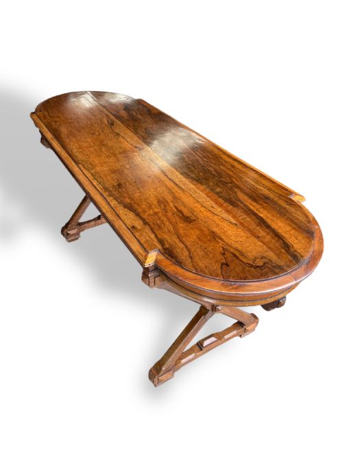 19TH CENTURY WALNUT CENTRE TABLE - ADDITIONAL PHOTO 9