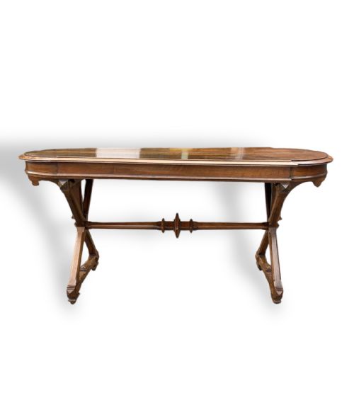 19TH CENTURY WALNUT CENTRE TABLE - ADDITIONAL PHOTO 10