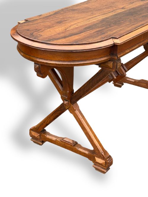19TH CENTURY WALNUT CENTRE TABLE - ADDITIONAL PHOTO 12