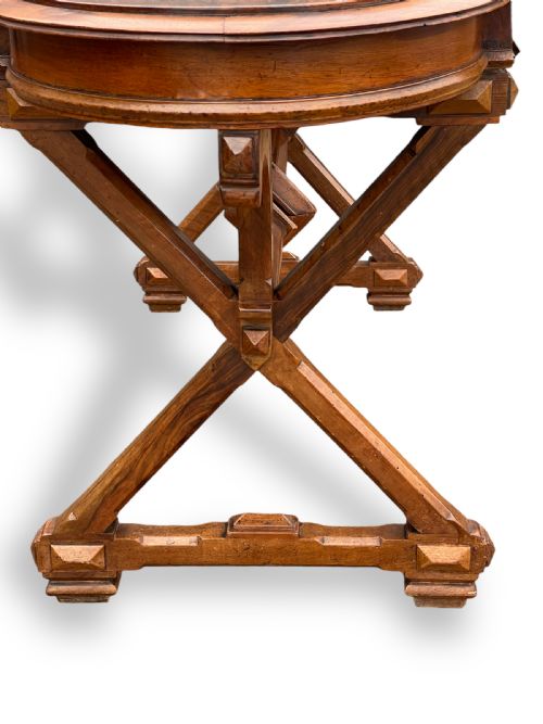 19TH CENTURY WALNUT CENTRE TABLE - ADDITIONAL PHOTO 13
