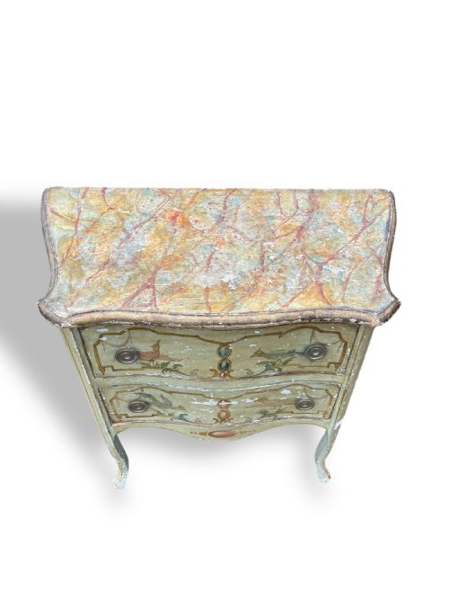 ITALIAN PAINTED COMMODE - ADDITIONAL PHOTO 2