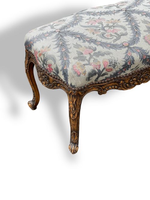 LARGE FRENCH STOOL - ADDITIONAL PHOTO 1