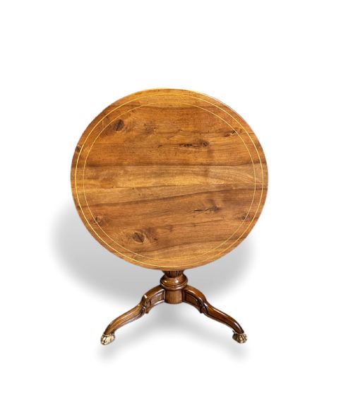 french walnut tilttop occasional table - CATEGORY: ANTIQUE TABLES - DATED 19TH CENTURY
