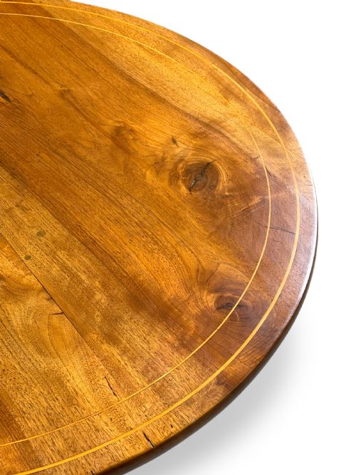 FRENCH WALNUT TILTTOP OCCASIONAL TABLE - ADDITIONAL PHOTO 6