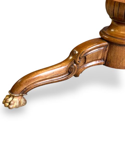 FRENCH WALNUT TILTTOP OCCASIONAL TABLE - ADDITIONAL PHOTO 8