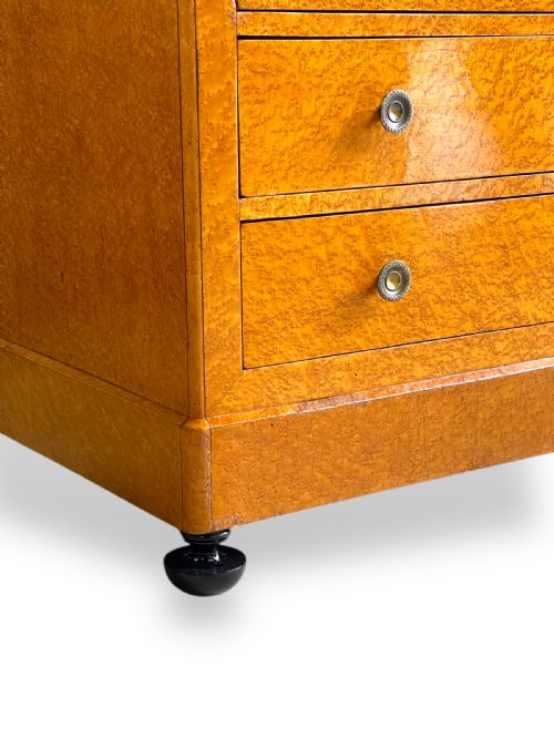 CHARLES X BIRDS EYE MAPLE COMMODE - ADDITIONAL PHOTO 1