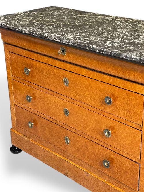 CHARLES X BIRDS EYE MAPLE COMMODE - ADDITIONAL PHOTO 3