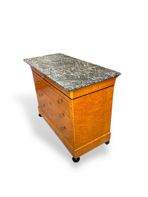 CHARLES X BIRDS EYE MAPLE COMMODE - ADDITIONAL PHOTO 4
