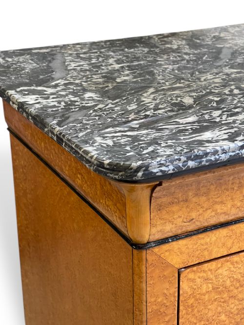 CHARLES X BIRDS EYE MAPLE COMMODE - ADDITIONAL PHOTO 6
