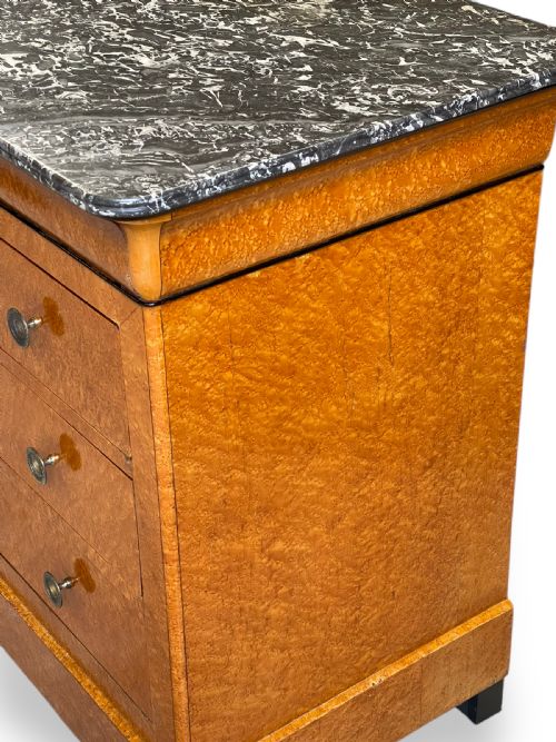 CHARLES X BIRDS EYE MAPLE COMMODE - ADDITIONAL PHOTO 7