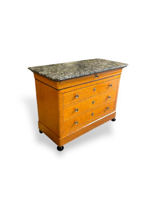 CHARLES X BIRDS EYE MAPLE COMMODE - ADDITIONAL PHOTO 10