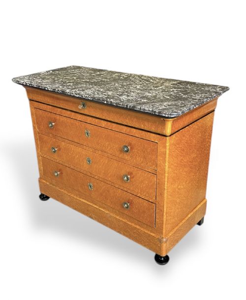 CHARLES X BIRDS EYE MAPLE COMMODE - ADDITIONAL PHOTO 11