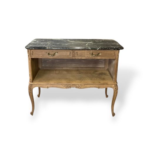 FRENCH MARBLE TOP BUFFET MADE BY KRIEGER OF PARIS - ADDITIONAL PHOTO 1