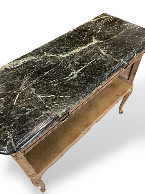 FRENCH MARBLE TOP BUFFET MADE BY KRIEGER OF PARIS - ADDITIONAL PHOTO 3