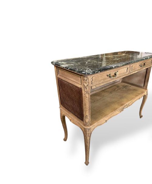 FRENCH MARBLE TOP BUFFET MADE BY KRIEGER OF PARIS - ADDITIONAL PHOTO 4