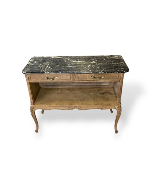 FRENCH MARBLE TOP BUFFET MADE BY KRIEGER OF PARIS - ADDITIONAL PHOTO 5